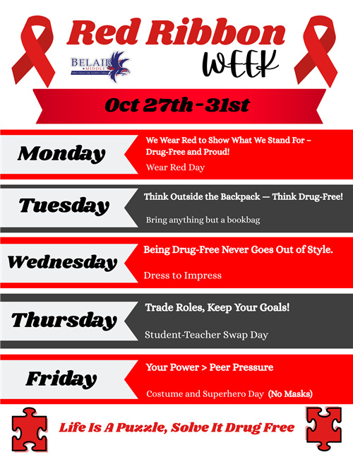 REd Ribbon Week activities